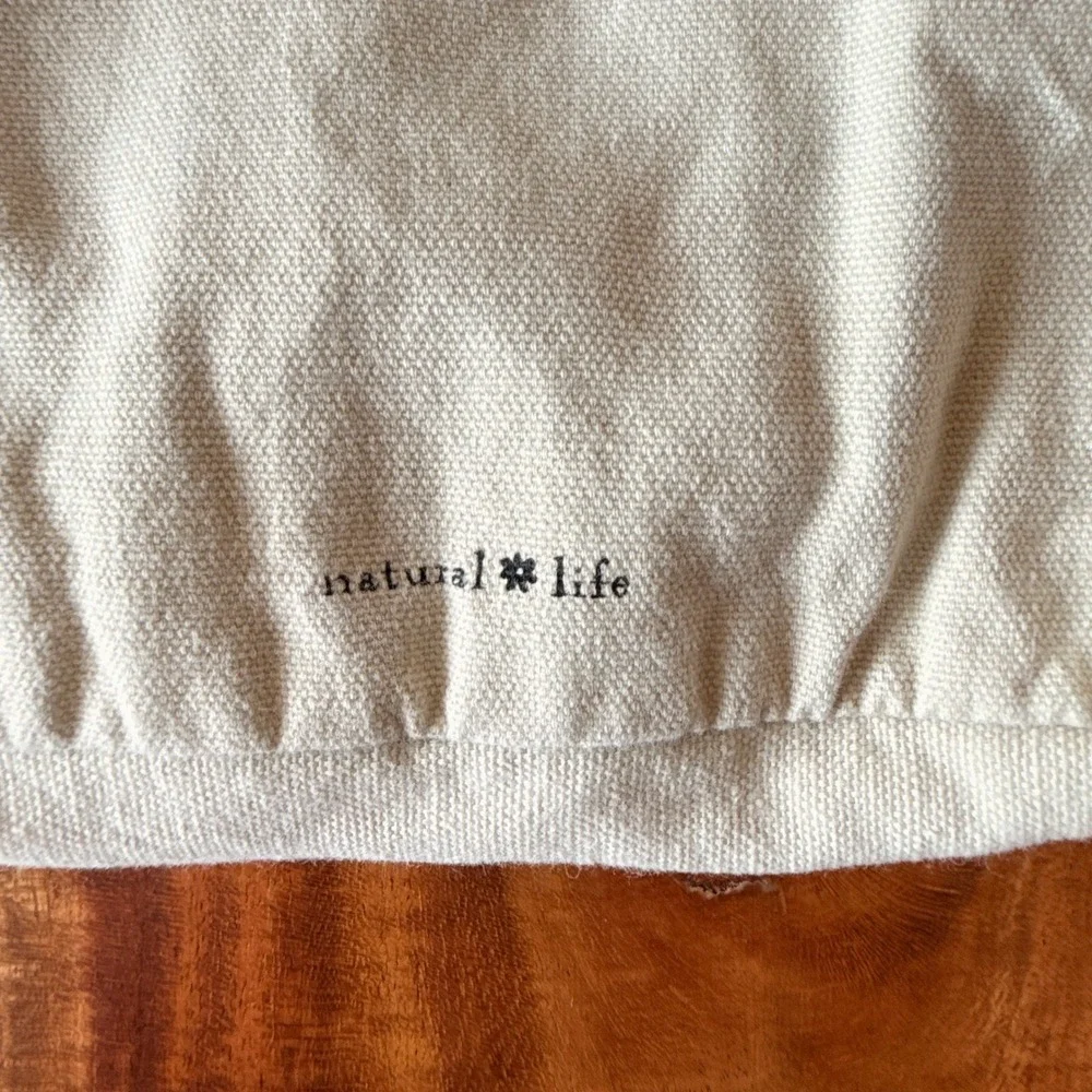 Natural Life Women's Embroidered "Stop, Smile, Breathe. Life is Beautiful" Purse - Picture 9 of 10